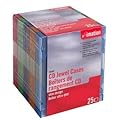 Imation - Slimline Empty Jewel Cases 25Pk - Neon