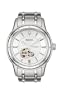 Bulova Men's Mechanical Automatic Silver White Dial Watch #96A112