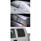 Auto Ventshade 83328 Black Louvered Aeroshade by Auto Ventshade
