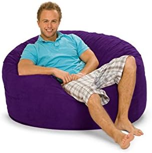 Relax Sack 4 ft. Microsuede Foam Bean Bag Sofa