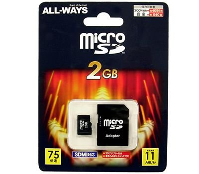 �꡼������ǥ����ƥ��� ALL-WAYS microSD���꡼������ 2GB E-MICRO2-AW