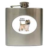 Cairn Terrier Hip Flask (6 oz)