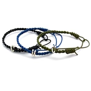 【クリックで詳細表示】NARRATIVE PLATOON (ナラティブ プラトゥーン) CLIP color braclet-クリップ・カラーブレス- SV-925 / Leather カラー：ブルー