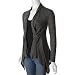 Gavriel Juniors Marled Knit Open Front Cardigan