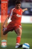 Liverpool- Steven Gerrard Specialty Prints Poster Print, 24x36