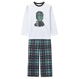 Boys' Halloween Frankenstein 2-pc. Pajama Set - Gray/ Black