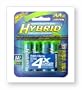 Rayovac Rechargeable Hybrid NiMH Batteries, AA-size, 4-count Carded Pack (Pack of 2)