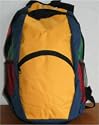 Rucksack mit Schultergurten bunt