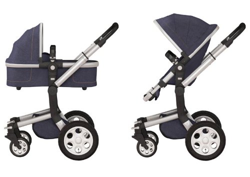 Joolz Duo System Light Denim with Silver Frame picture