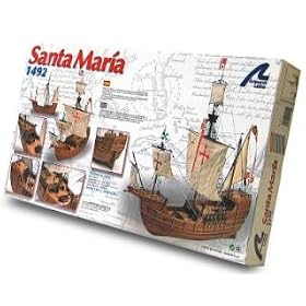 Santa Maria 1:65-Scale Wooden Ship Kit by Warehouse 36