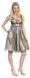 See-thru Knee High Bridesmaid Formal Prom Gown Dress