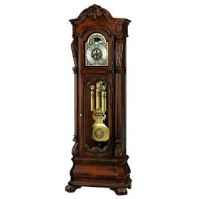 Hamlin Grandfather Clock in Rustic Cherry Finish By Howard Miller by Howard Miller