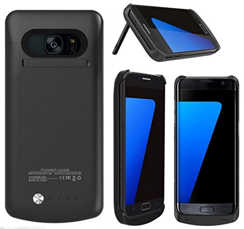 Samsung galaxy s7 edge battery case, 5200 mah charger r…