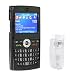 Samsung SGH-i607 BlackJack Accessory Bundle Kit- Solid Black Crystal Snap-On Case Cover W/ Clip + Premium Reusable LCD Screen Guard Protector with Lint Cleaning Cloth By Ikross