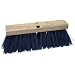 Regal 90411 Wood Block Slim Street Broom Head with Polystyrene Filament, 5-1/4" Trim, 24" Width, Blue (Case of 6)