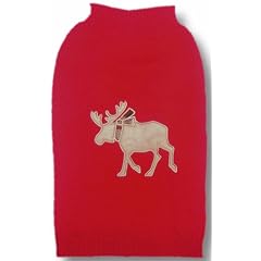 Dogs Kingdom DKELCHPULR Hundepullover Elch rot, Gr. 60 cm R�ckenl�nge