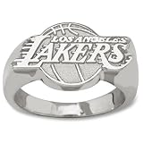 Los Angeles Lakers 5/8in Logo Ring Sterling Silver