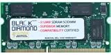512MB Memory RAM for Dell Inspiron 2600, 4100 1.0G, 4100 1.1G, 4100, X200 144pin PC133 133MHz SDRAM SO-DIMM Black Diamond Memory Module Upgrade