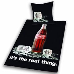 Herding 449005050 Bettw�sche Coca Cola "Flasche" / 80 x 80 + 135 x 200 cm / Linon