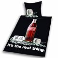 Herding 449005050 Bettw�sche Coca Cola "Flasche" / 80 x 80 + 135 x 200 cm / Linon