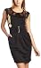 XOXO   Junior's Art Deco Sequin Dress,Black,Large