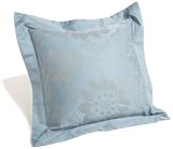 Pinzon Riviera Egyptian Cotton Jacquard 18-inch Square Pillow Sham, Ocean