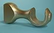 Round Support Bracket in a Gold Finish for a 1-3/8 Dowel Rod [CAPITOL CITY LUMBER]