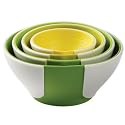 Chef'n SleekStor Pinch Pour Prep Bowls, Tonal Color Set