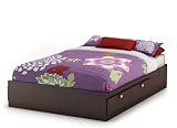 Full Size Mates Bed Contemporary Style in Endless Chocolate Finish