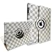 iPad 2/3 360° Stylish Rotating Magnetic Leather Case Smart Cover (White/Gray) With Swivel Stand
