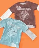 Guess? Baby Boy Long Sleeve 2fer Tee