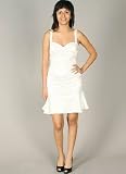 Cocktail Length Trumpet Hem Formal for Bridesmaid Formal Prom