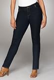 Avenue Plus Size Tall Hollywood Slim Leg Jean 28-32