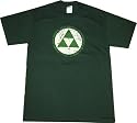 The Legend of Zelda: Triforce Symbol Green T Shirt.