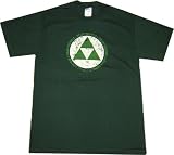 The Legend of Zelda: Triforce Symbol Green T Shirt.