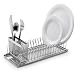 Polder 6115-75 Compact Stainless-Steel Dish Rack with Utensil Holder