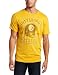 NFL Pittsburgh Steelers Heather Vintage Short Sleeve Crew, Men's Mustard, Small