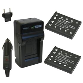 Wasabi Power Battery and Charger Kit for Fujifilm NP-45, NP-45A, and FinePix J40, JV200,... by Wasabi Power
