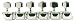 Golden Gate S-100 Electric Guitar Tuning Machine