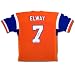 John Elway Autographed Denver Broncos Away/Orange Jersey â Unframed