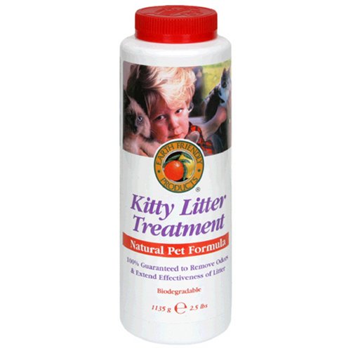 Earth Friendly Products Natural Pet Kitty Litter Treatment, 40-Ounce Bottles (Pack of 3)