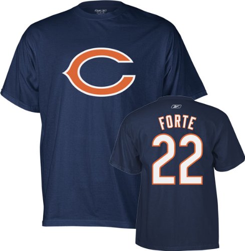 Matt Forte Reebok Name and Number Chicago Bears T-Shirt - XX-Large
