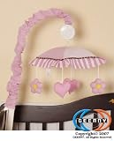GEENNY Musical Mobile For Boutique French Poodle 13 PCS Crib Bedding Set