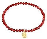 Satya Jewelry Tree of Life Carnelian Confidence Stretch Bracelet