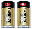 ENERGIZER D 2-Count  EVEREADY Alkaline Battery