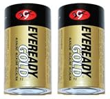 ENERGIZER D 2-Count EVEREADY Alkaline Battery