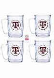 Texas A&M Aggies Tervis 17 oz Mugs - set of 4
