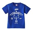 小惑星探査機 はやぶさくん Tシャツ キッズ 黒 白 青 赤