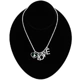 Touch by Alyssa Milano Oakland Athletics Love Necklace with Heart Team Logo