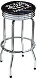 On The Edge Marketing OTE-809015 Von Dutch Black Barstool Single Foot Ring With Swivel